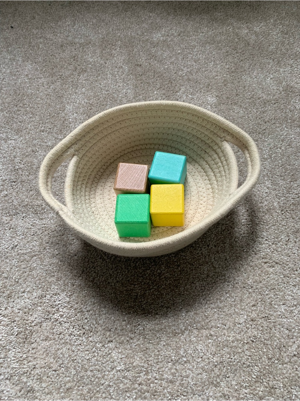 Lovevery Treasure Basket with Blocks!